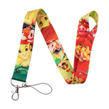 The Lion King Characters Allover Print lanyard