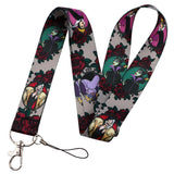 Disney Villains Villains Framed by Red Roses lanyard