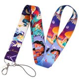 Aladdin Jasmine and Kissing Collage lanyard