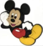 Crocs Charm - Mickey Mouse - Mickey Mouse Lying Down