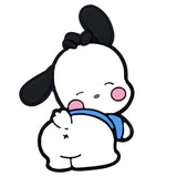 Sanrio Pochacco's backside in a blue shirt product