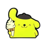 Sanrio Pompompurin holding a vanilla ice cream cone product