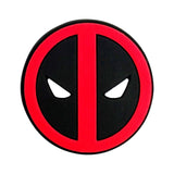 Marvel Red and black Deadpool mask logo product