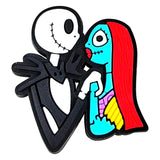 The Nightmare Before Christmas Jack Skellington and Sally standing together shoe charm jibbitz