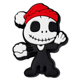The Nightmare Before Christmas Jack Skellington in Santa Claus outfit shoe charm jibbitz