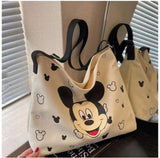 Backpack Purse - Disney - Mickey Mouse White Messenger Tote Bag