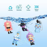 3D PVC Figure Keychain - KPop Demon Hunters - Huntrix Action Figure Keychain