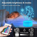 3D LED Night Light - Princess