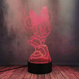 3D LED Night Light - Disney - Mickey & Minnie Dancing
