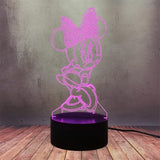 3D LED Night Light - Disney - Mickey & Minnie Dancing