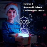 3D LED Night Light - Lilo & Stitch - Stitch standing with hands together
