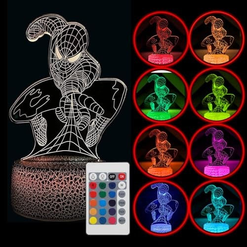 3D LED Night Light - Marvel - Spider-Man