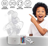 3D LED Night Light - Marvel - Spider-Man