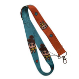 Lanyard - Labubu - The Monsters Bunny Blue Orange Straps