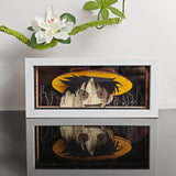 One Piece Monkey D. Luffy pointing forward anime light box — unlit, design detail