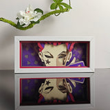 Hunter x Hunter Hisoka Morow holding playing cards anime light box — unlit, design detail
