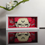 Jujutsu Kaisen Ryomen Sukuna King of Curses anime light box — unlit, design detail