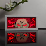 Jujutsu Kaisen Ryomen Sukuna King of Curses anime light box — lit, front view