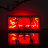 Jujutsu Kaisen Ryomen Sukuna King of Curses anime light box — dark room atmospheric