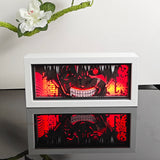 Tokyo Ghoul Ken Kaneki with Ghoul Mask anime light box — lit, front view
