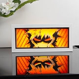 My Hero Academia Katsuki Bakugo angry face with mask anime light box — lit, front view
