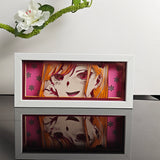 My Dress-Up Darling Marin Kitagawa smiling face close-up anime light box — unlit, design detail