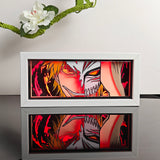 Bleach Ichigo Kurosaki Hollow Mask Transformation anime light box — lit, front view