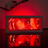 Bleach Ichigo Kurosaki Hollow Mask Transformation anime light box — dark room atmospheric