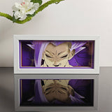 Dragon Ball Ultra Ego Vegeta anime light box — unlit, design detail