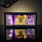 Dragon Ball Ultra Ego Vegeta anime light box — dark room atmospheric