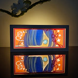 Re:Zero Rem Peeking with Morningstar Weapon anime light box — dark room atmospheric