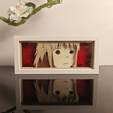 Spirited Away Haku with Soot Sprites Portrait anime light box — unlit, design detail