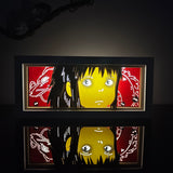 Spirited Away Haku with Soot Sprites Portrait anime light box — dark room atmospheric