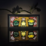 Naruto Jiraiya Legendary Sannin Sage Mode anime light box — dark room atmospheric