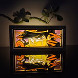JoJo's Bizarre Adventure Jotaro Kujo Stardust Crusaders Portrait anime light box — dark room atmospheric