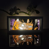 Demon Slayer Daki Upper Moon Six Close Up anime light box — dark room atmospheric