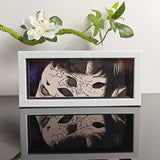 Demon Slayer Daki Upper Moon Six Close Up anime light box — unlit, design detail