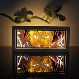 Child's Play Chucky Bloody Face with Knife anime light box — dark room atmospheric