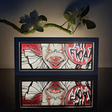 It Pennywise the Clown with Float Balloon anime light box — dark room atmospheric