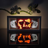 Hellraiser Pinhead with Lament Configuration Boxes anime light box — dark room atmospheric