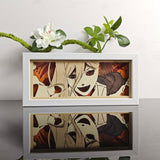 Chainsaw Man Power the Blood Fiend grinning anime light box — unlit, design detail