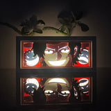 One Piece Portgas D. Ace Smiling Face anime light box — dark room atmospheric