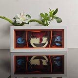 One Piece Portgas D. Ace Smiling Face anime light box — unlit, design detail