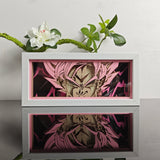 Dragon Ball Goku Black Super Saiyan Rosé anime light box — unlit, design detail