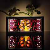 Demon Slayer Kokushibo Upper Moon One Eyes anime light box — dark room atmospheric