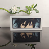Naruto Sasuke Uchiha Rinnegan Eyes anime light box — unlit, design detail