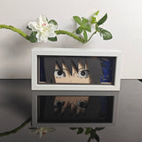 Naruto Sasuke Uchiha Mangekyō Sharingan Eyes anime light box — unlit, design detail