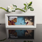 Attack on Titan Armored Titan vs Attack Titan anime light box — unlit, design detail