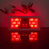 Naruto Itachi Uchiha with Akatsuki Clouds anime light box — dark room atmospheric