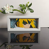 Naruto Minato Namikaze Fourth Hokage Portrait anime light box — unlit, design detail
